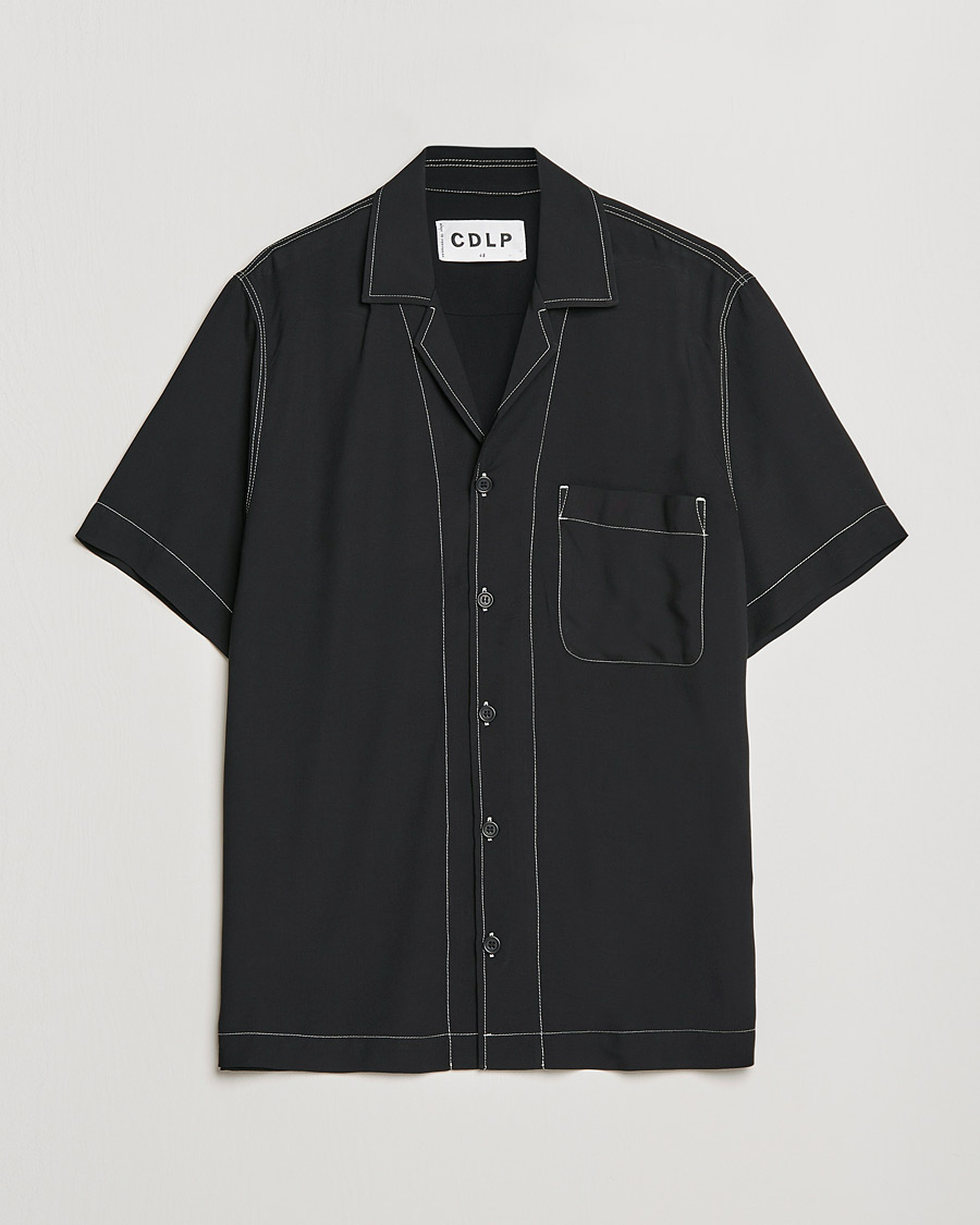 Uomini | Camicie | CDLP | Short Sleeve Pool Shirt Black