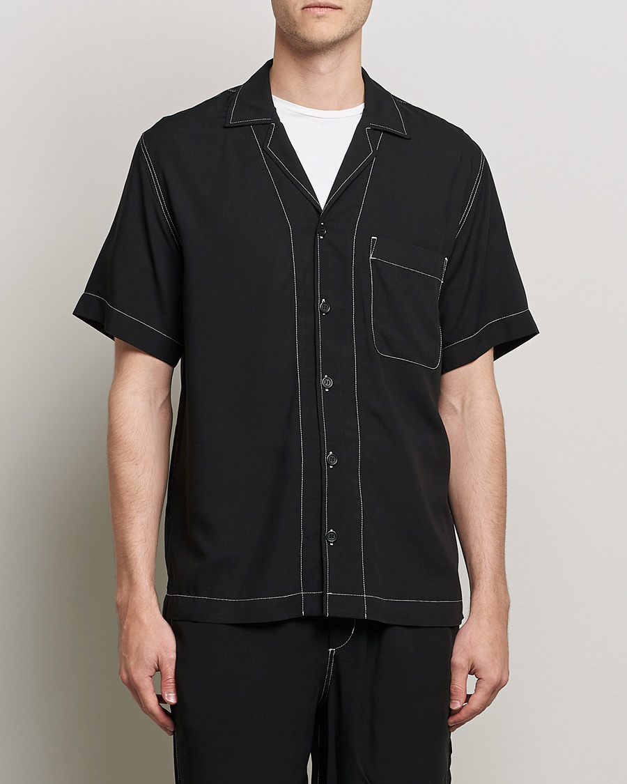 Uomini | Camicie | CDLP | Short Sleeve Pool Shirt Black