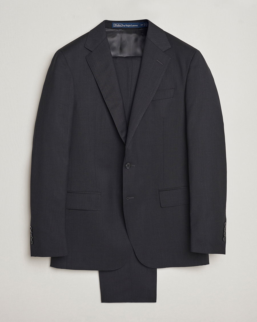 Uomini | Abiti | Polo Ralph Lauren | Classic Wool Twill Suit Charcoal