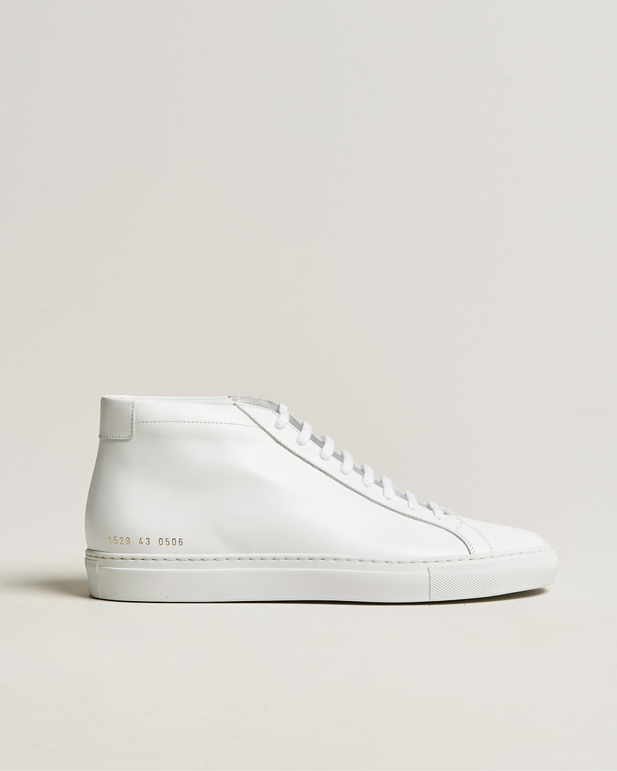 Uomini | Common Projects Original Achilles Leather High Sneaker White | Common Projects | Original Achilles Leather High Sneaker White