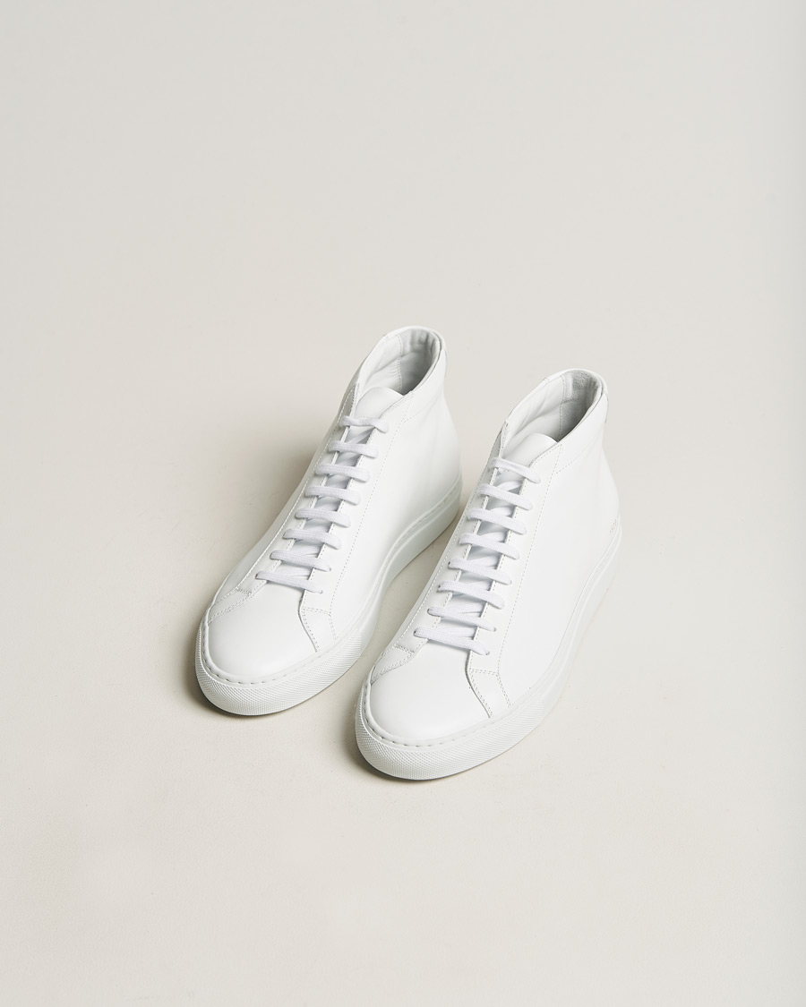 Uomini | Common Projects Original Achilles Leather High Sneaker White | Common Projects | Original Achilles Leather High Sneaker White
