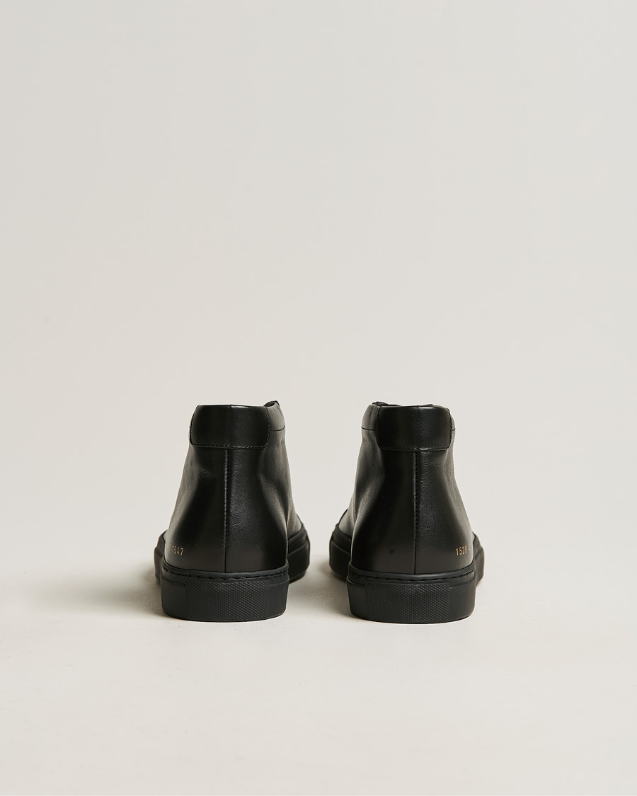 Uomini | Common Projects Original Achilles Leather High Sneaker Black | Common Projects | Original Achilles Leather High Sneaker Black