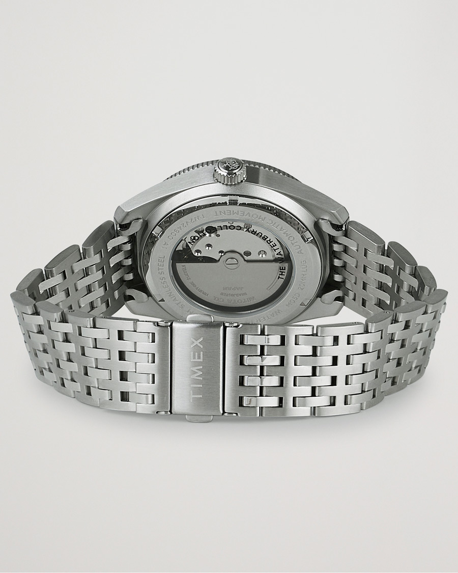 Uomini | Timex Waterbury Diver Automatic 40mm Steel/Black Dial | Timex | Waterbury Diver Automatic 40mm Steel/Black Dial