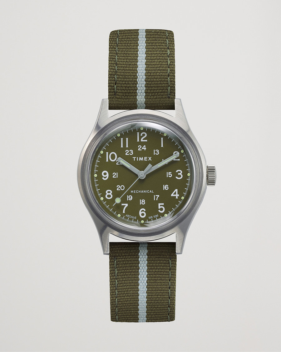 Uomini | Timex MK1 Mechanical Watch 36mm Green | Timex | MK1 Mechanical Watch 36mm Green