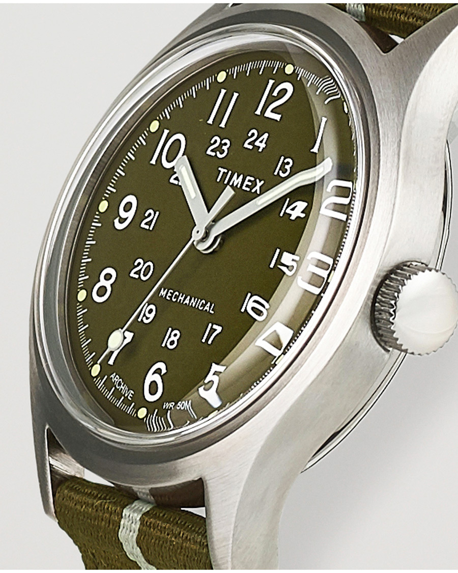 Uomini | Timex MK1 Mechanical Watch 36mm Green | Timex | MK1 Mechanical Watch 36mm Green