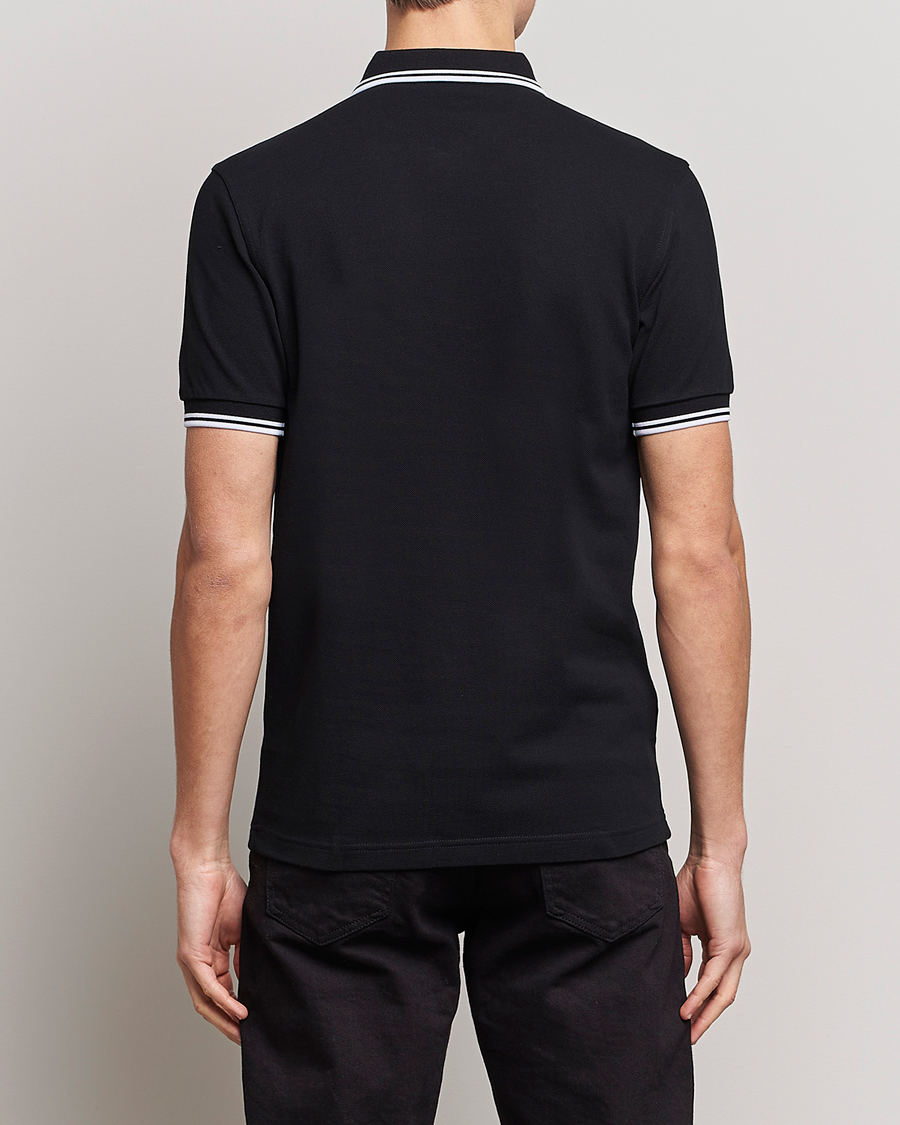 Uomini | Polo | Fred Perry | Twin Tipped Polo Shirt Black