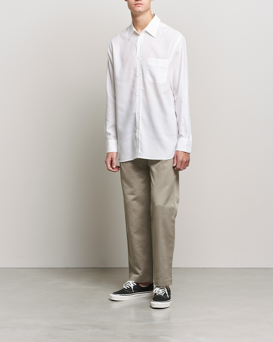 Uomini | Camicie | Filippa K | Noel Tencel Shirt White