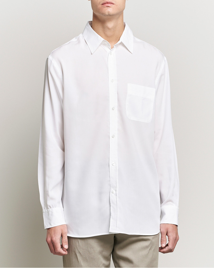 Uomini | Camicie | Filippa K | Noel Tencel Shirt White
