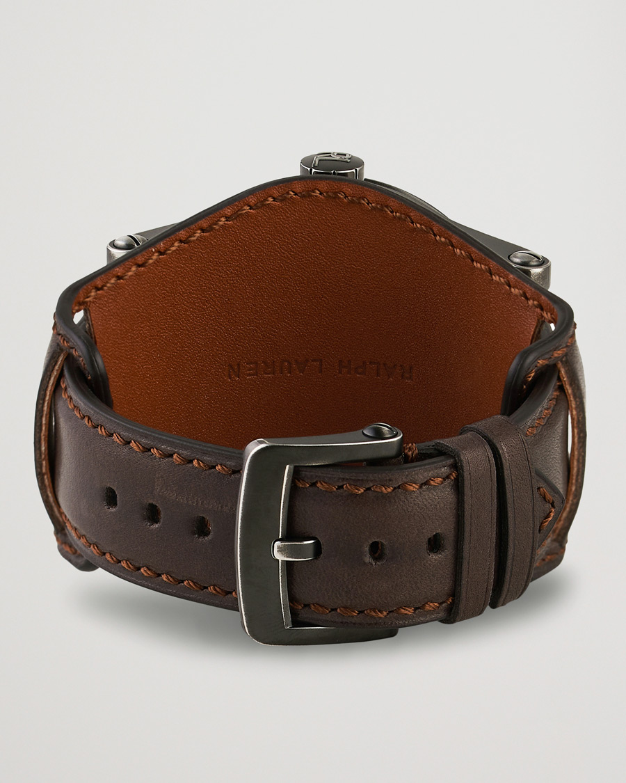 Uomini | Polo Ralph Lauren 45mm Safari Chronometer Black Steel/Calf Strap | Polo Ralph Lauren | 45mm Safari Chronometer Black Steel/Calf Strap