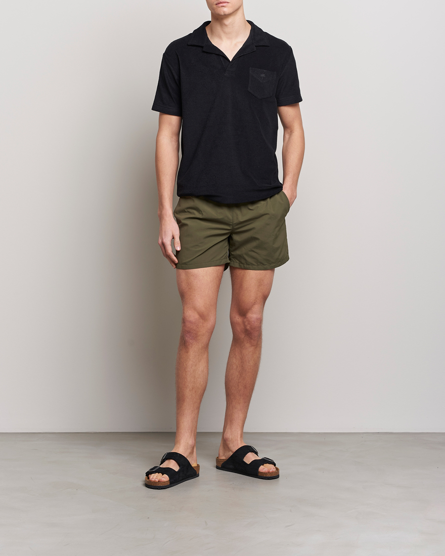 Uomini | Costumi da bagno | Ripa Ripa | Plain Swimshorts Olive Green