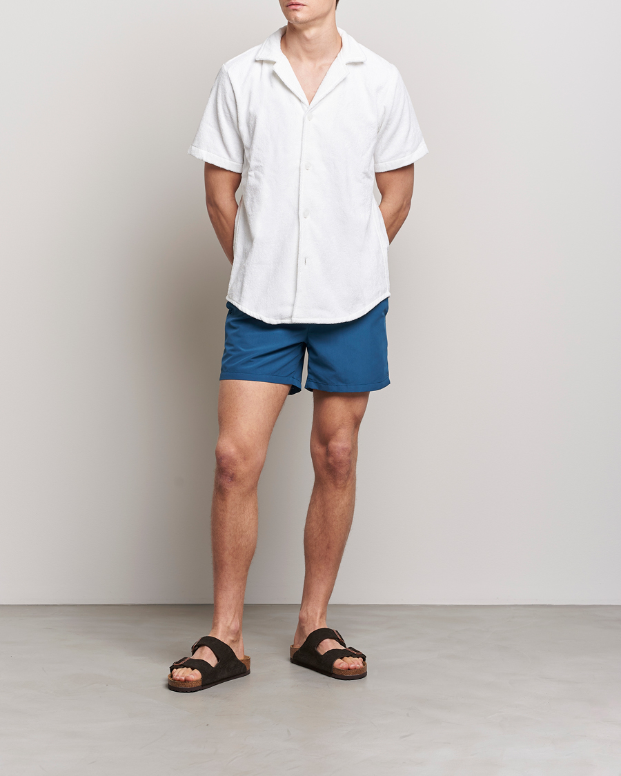 Uomini | Costumi da bagno | Ripa Ripa | Plain Swimshorts Petrol Blue