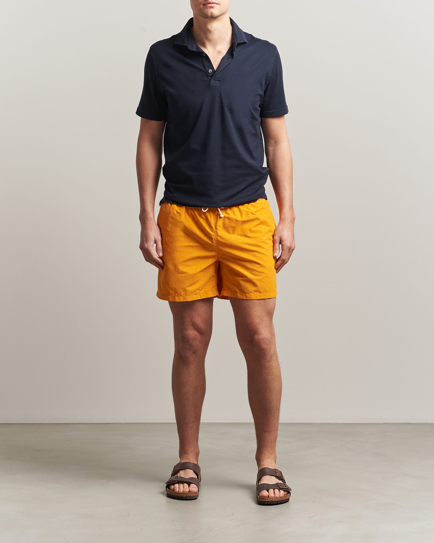 Uomini | Costumi da bagno | Ripa Ripa | Plain Swimshorts Yellow