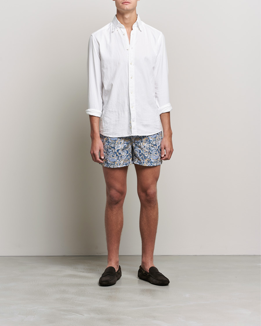 Uomini | Costumi da bagno | Ripa Ripa | Printed Swimshorts Blue/Light Blue