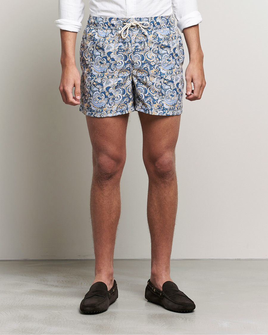 Uomini | Costumi da bagno | Ripa Ripa | Printed Swimshorts Blue/Light Blue