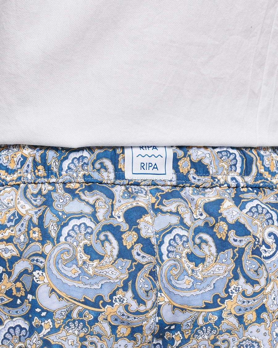 Uomini | Costumi da bagno | Ripa Ripa | Printed Swimshorts Blue/Light Blue