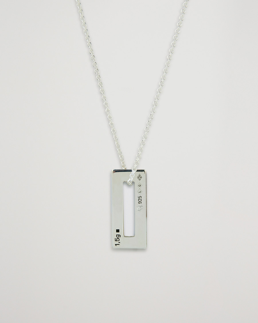 Uomini | LE GRAMME Rectangular Necklace Le 1.5 Sterling Silver | LE GRAMME | Rectangular Necklace Le 1.5 Sterling Silver