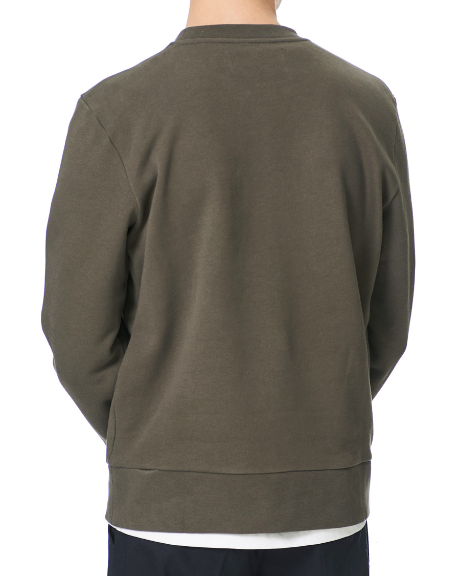 Uomini | Maglieria | A Day's March | Shaw Sturdy Fleece Sweatshirt Olive