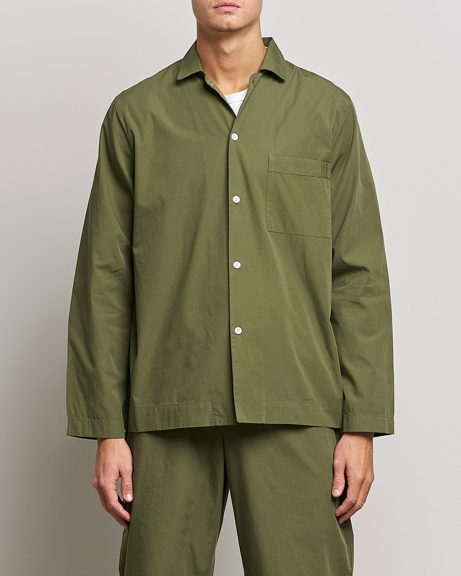 Uomini | Accappatoi & Pigiami | Tekla | Poplin Pyjama Shirt Willow
