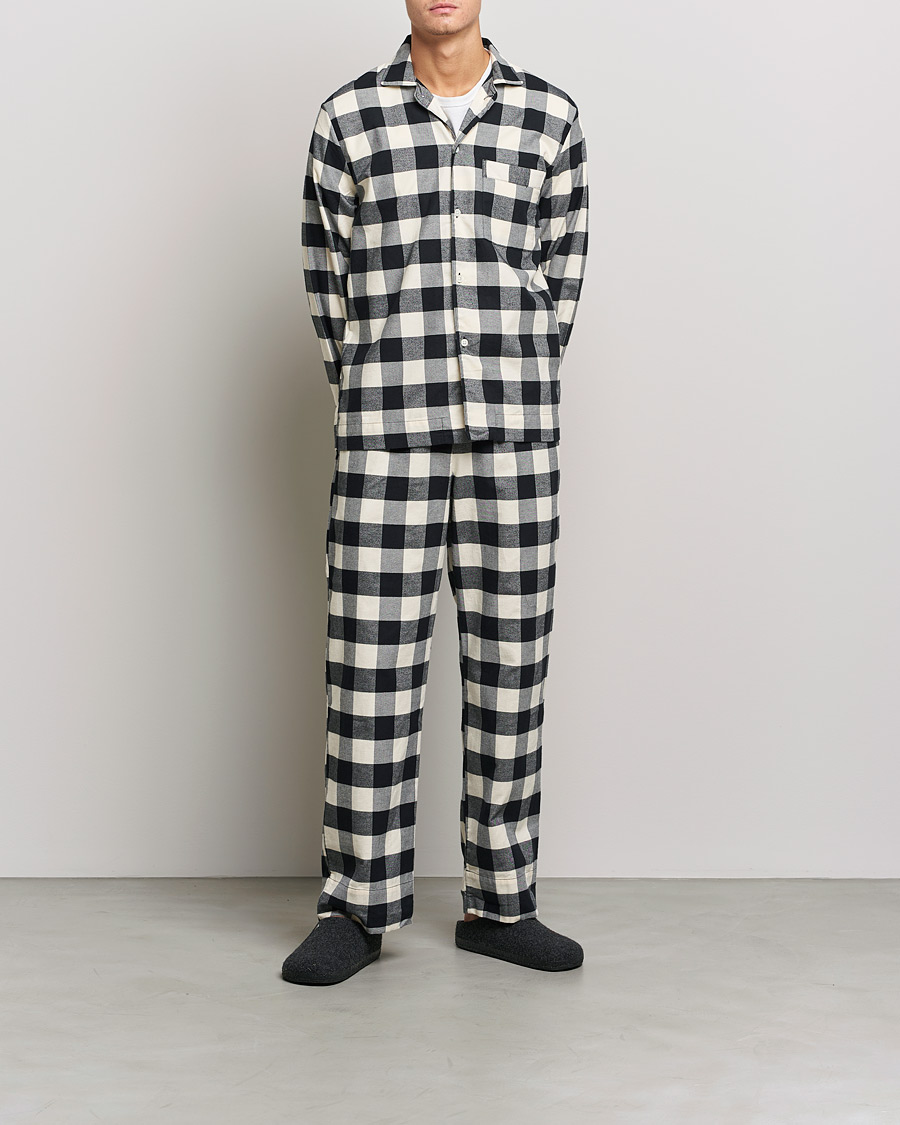 Uomini | Accappatoi & Pigiami | Tekla | Pyjama Pants Black Gingham