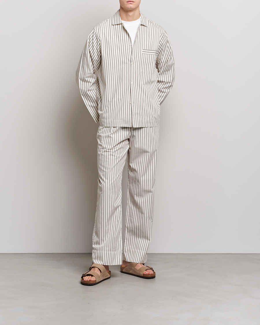 Uomini | Accappatoi & Pigiami | Tekla | Poplin Pyjama Pants Hopper Stripes