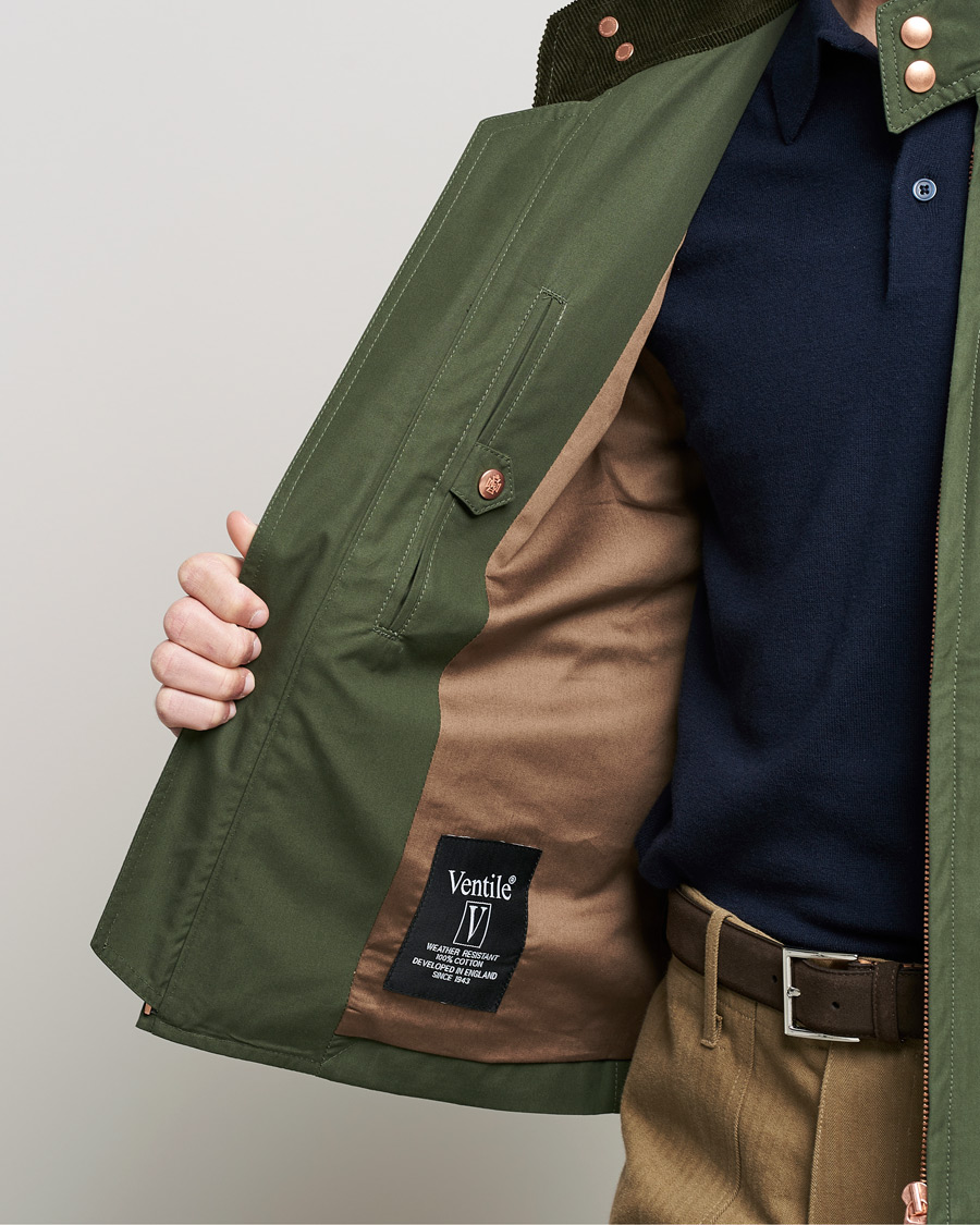 Uomini | Giacche | Private White V.C. | Ventile Harrington Jacket 3.0 Olive