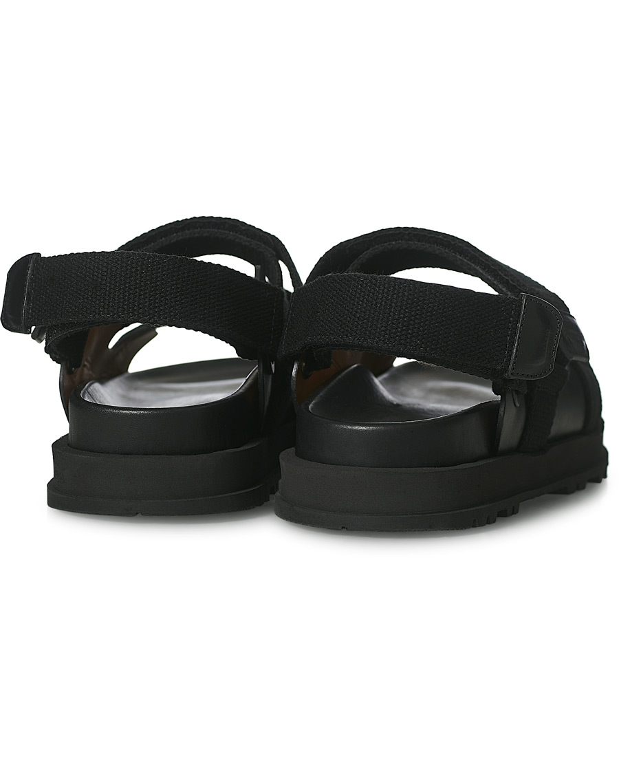 Uomini | Buttero Pier Leather Sandal Black | Buttero | Pier Leather Sandal Black