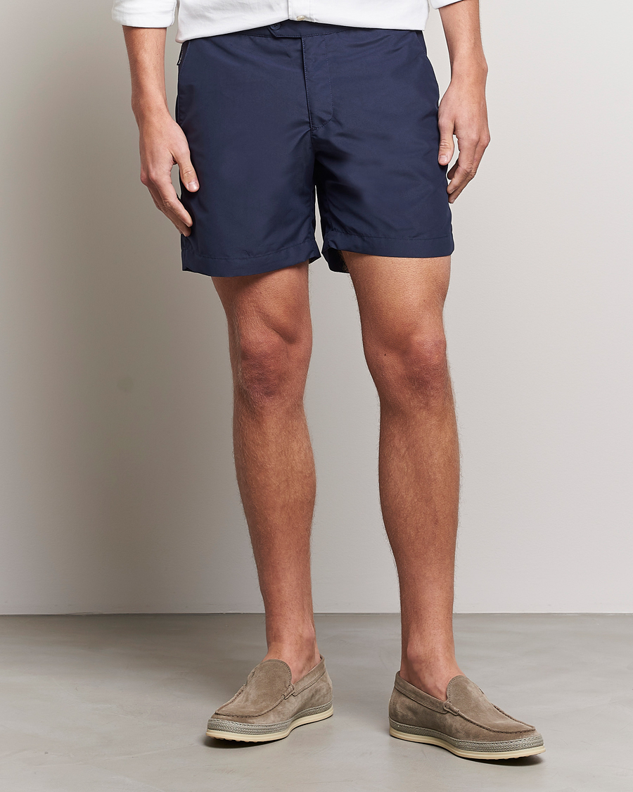 Uomini | Costumi da bagno | The Resort Co | Tailored Swim Shorts Navy