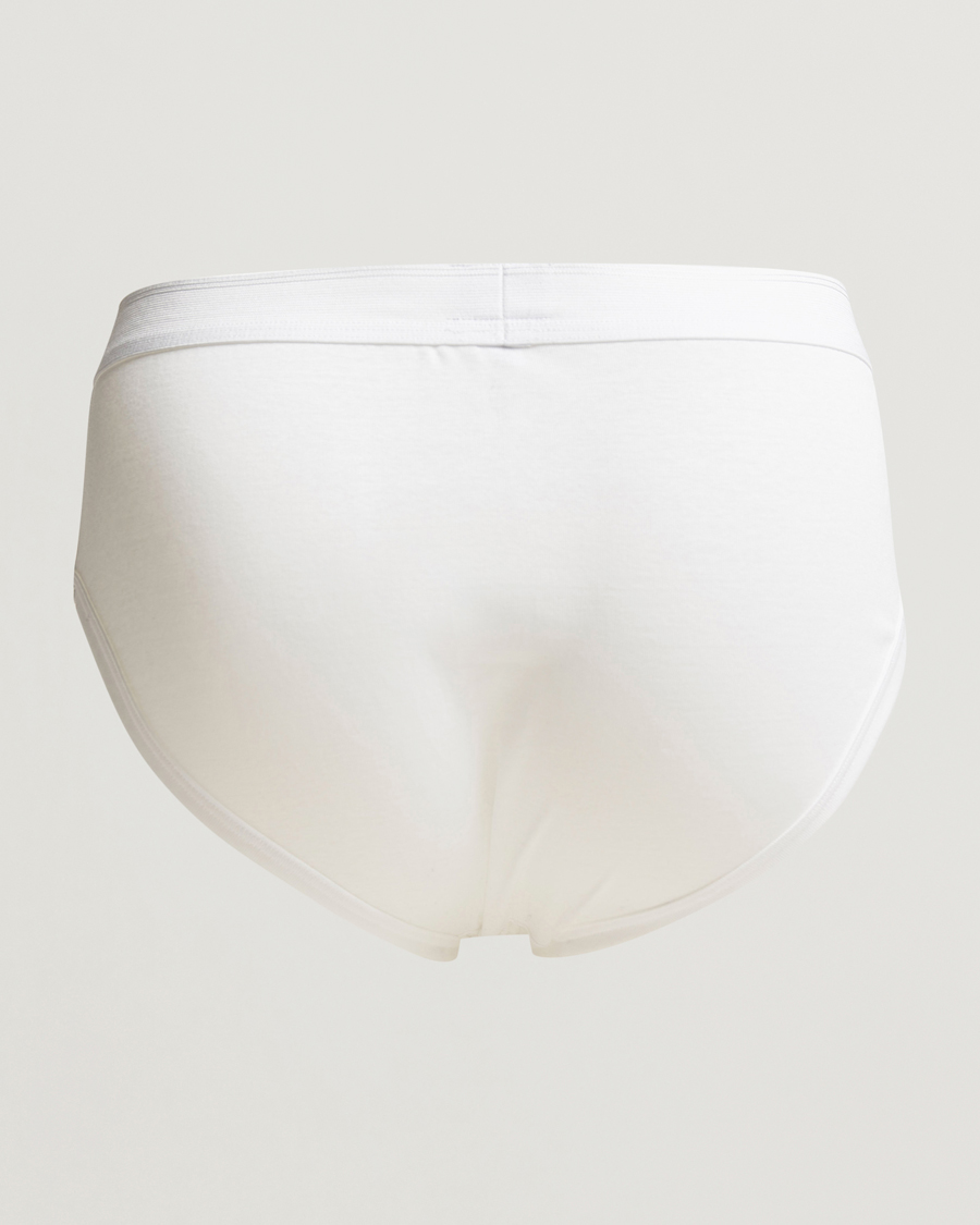 Uomini | Biancheria intima | Zimmerli of Switzerland | Mercerized Cotton Briefs White