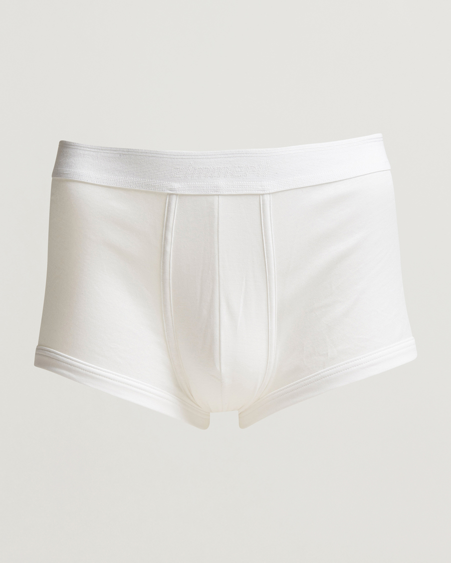 Uomini | Biancheria intima | Zimmerli of Switzerland | Mercerized Cotton Boxer Briefs White