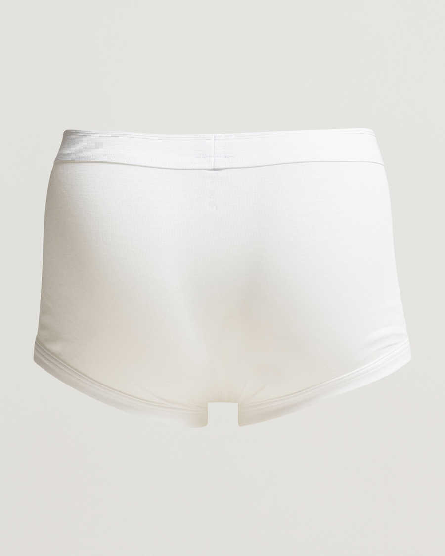 Uomini | Biancheria intima | Zimmerli of Switzerland | Mercerized Cotton Boxer Briefs White