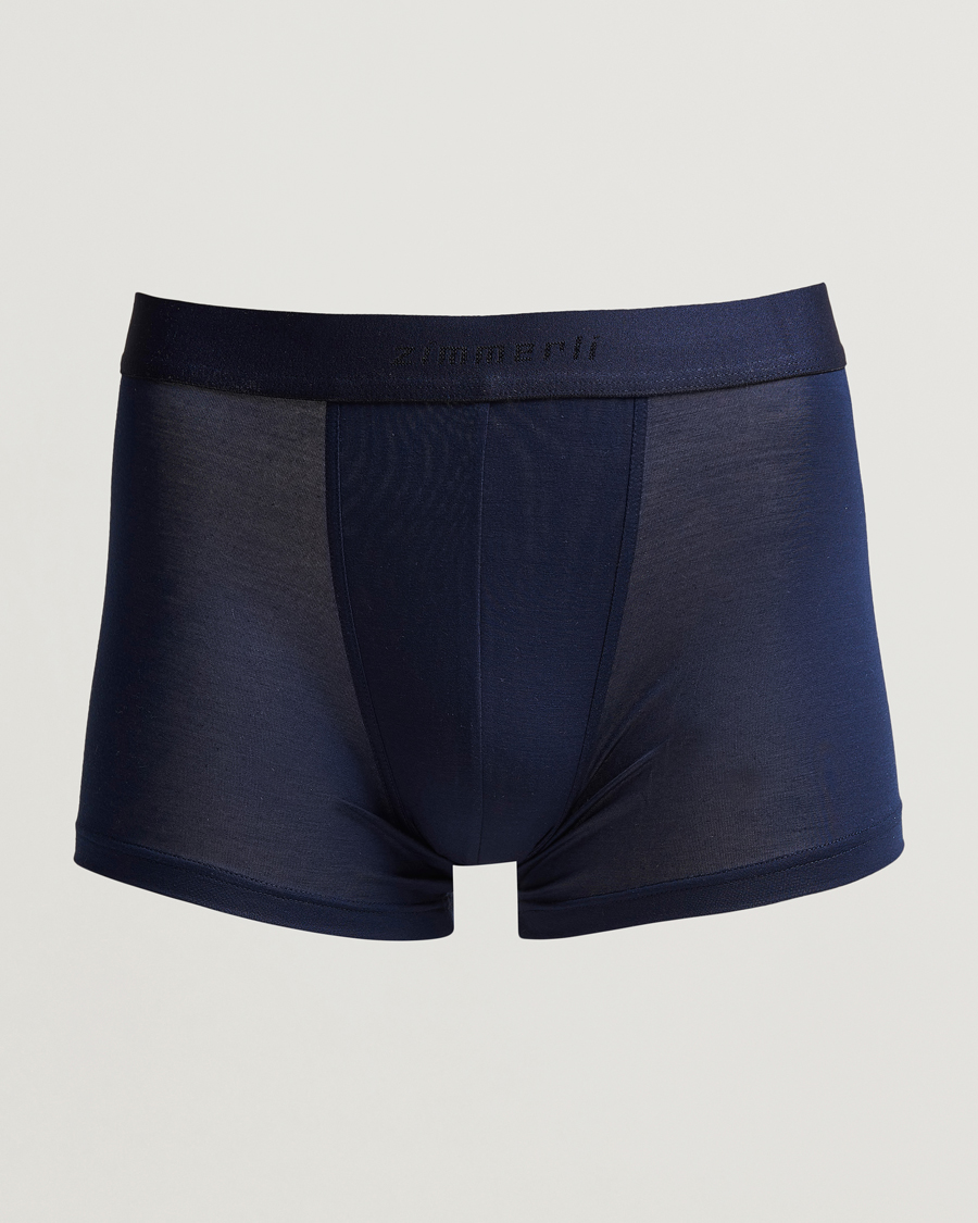 Uomini | Biancheria intima | Zimmerli of Switzerland | Micro Modal Boxer Briefs Navy
