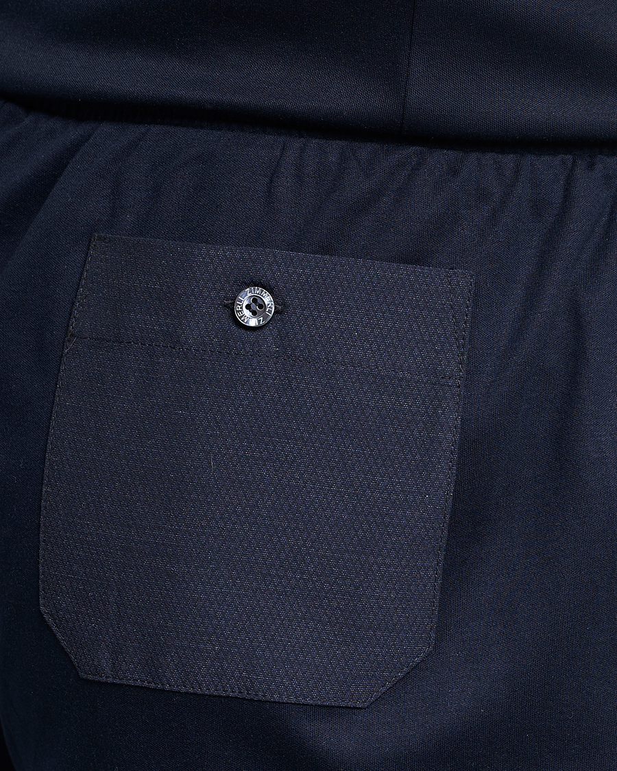 Uomini | Accappatoi & Pigiami | Zimmerli of Switzerland | Cotton/Modal Loungewear Shorts Midnight