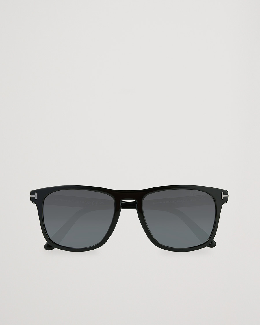 Uomini | Occhiali da sole | Tom Ford | Gerard Polarized Sunglasses Shiny Black/Smoke
