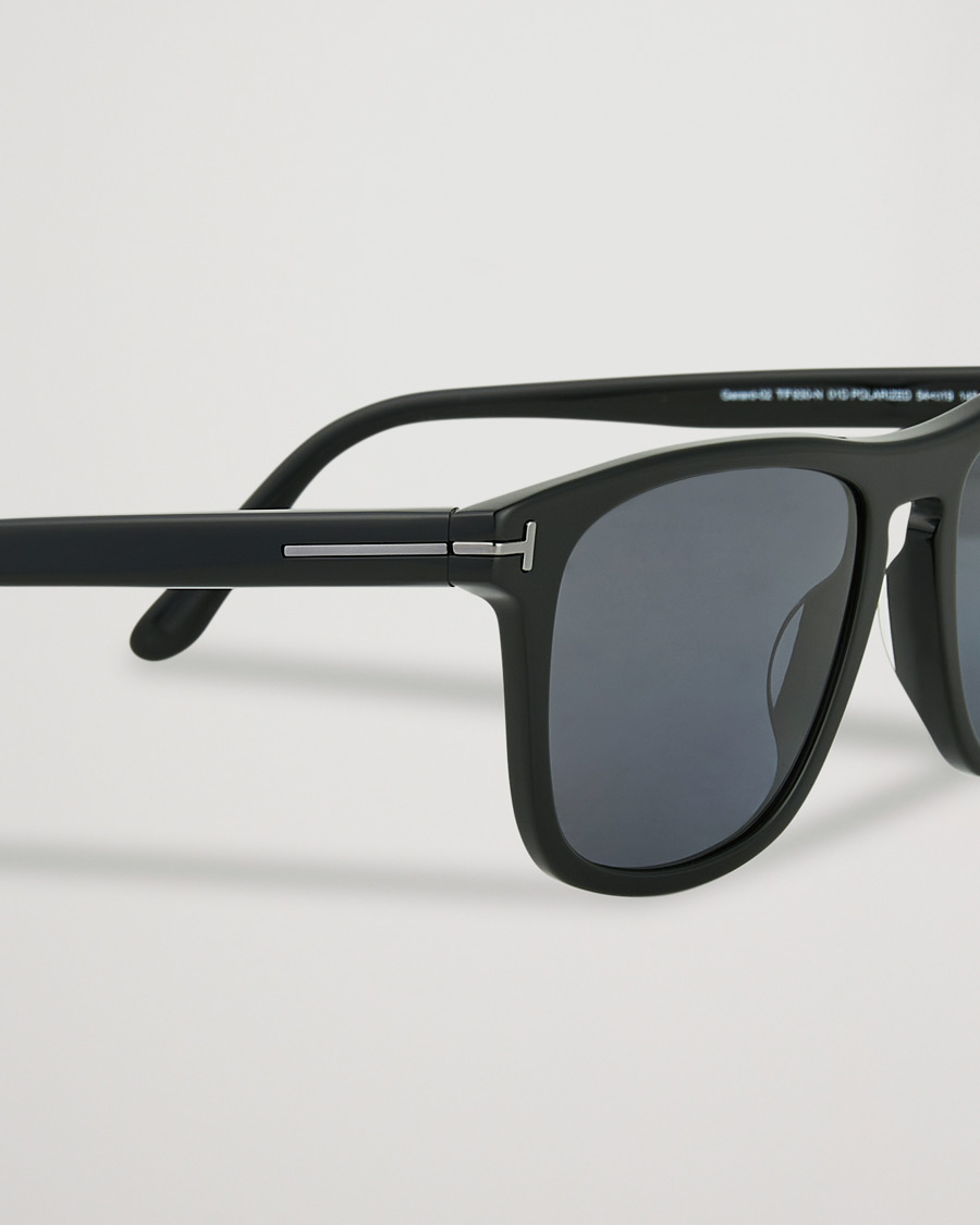 Uomini | Occhiali da sole | Tom Ford | Gerard Polarized Sunglasses Shiny Black/Smoke