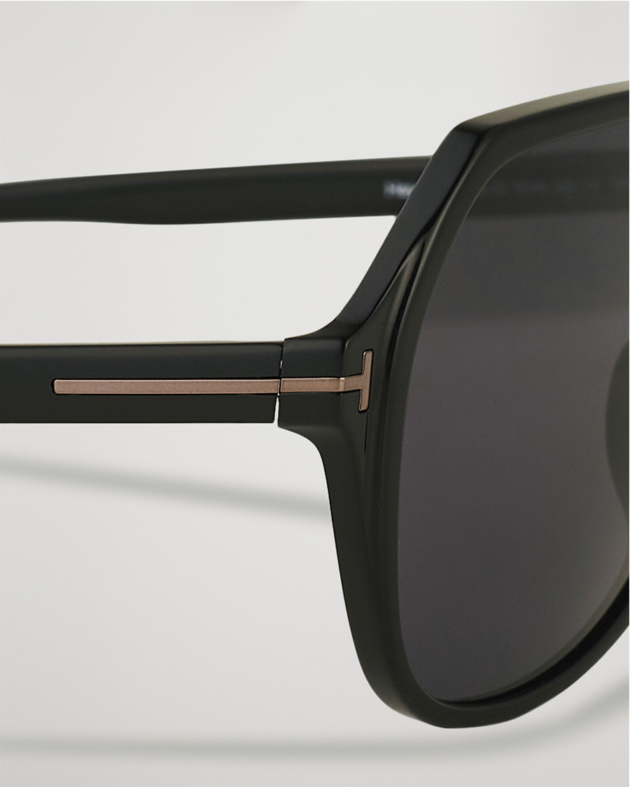 Uomini | Tom Ford Hayes Sunglasses Shiny Black/Smoke | Tom Ford | Hayes Sunglasses Shiny Black/Smoke