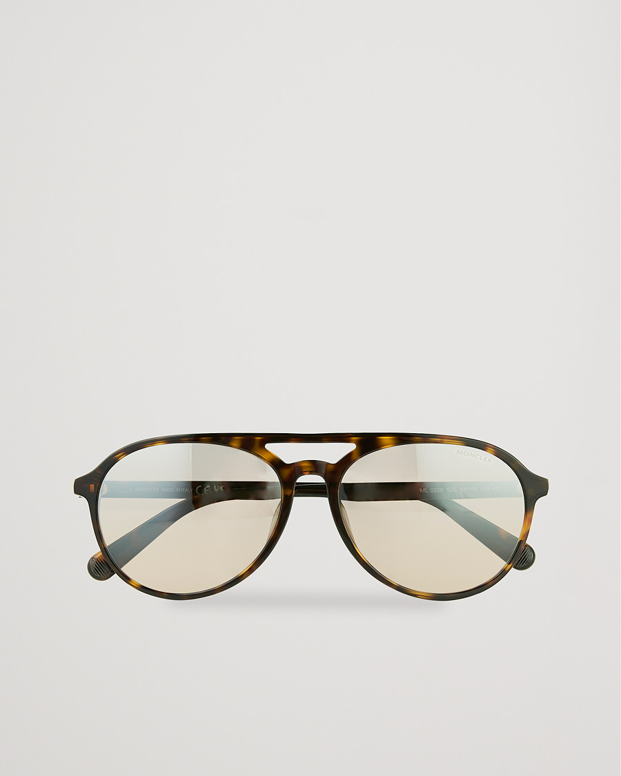 Uomini | Moncler Lunettes ML0228 Sunglasses Dark Havana/Roviex | Moncler Lunettes | ML0228 Sunglasses Dark Havana/Roviex