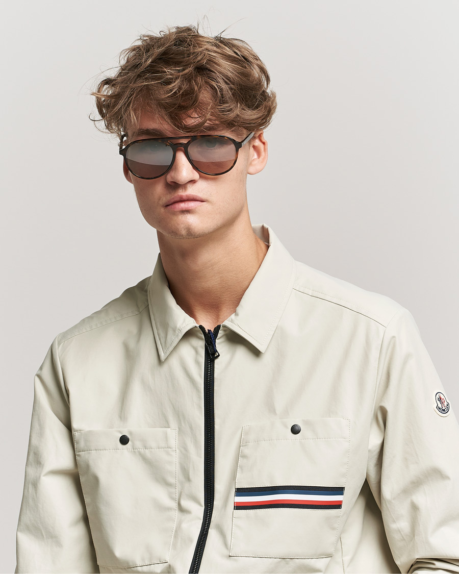 Uomini | Moncler Lunettes ML0228 Sunglasses Dark Havana/Roviex | Moncler Lunettes | ML0228 Sunglasses Dark Havana/Roviex