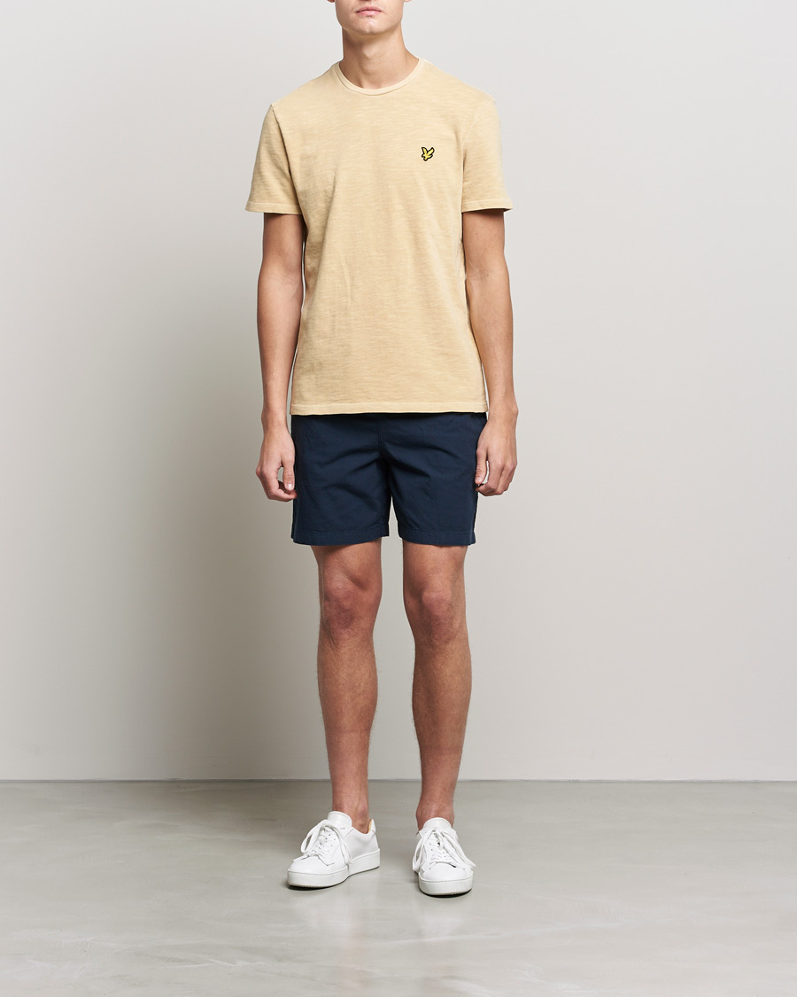 Uomini | T-shirt | Lyle & Scott | Cotton Slub T-shirt Gold Haze