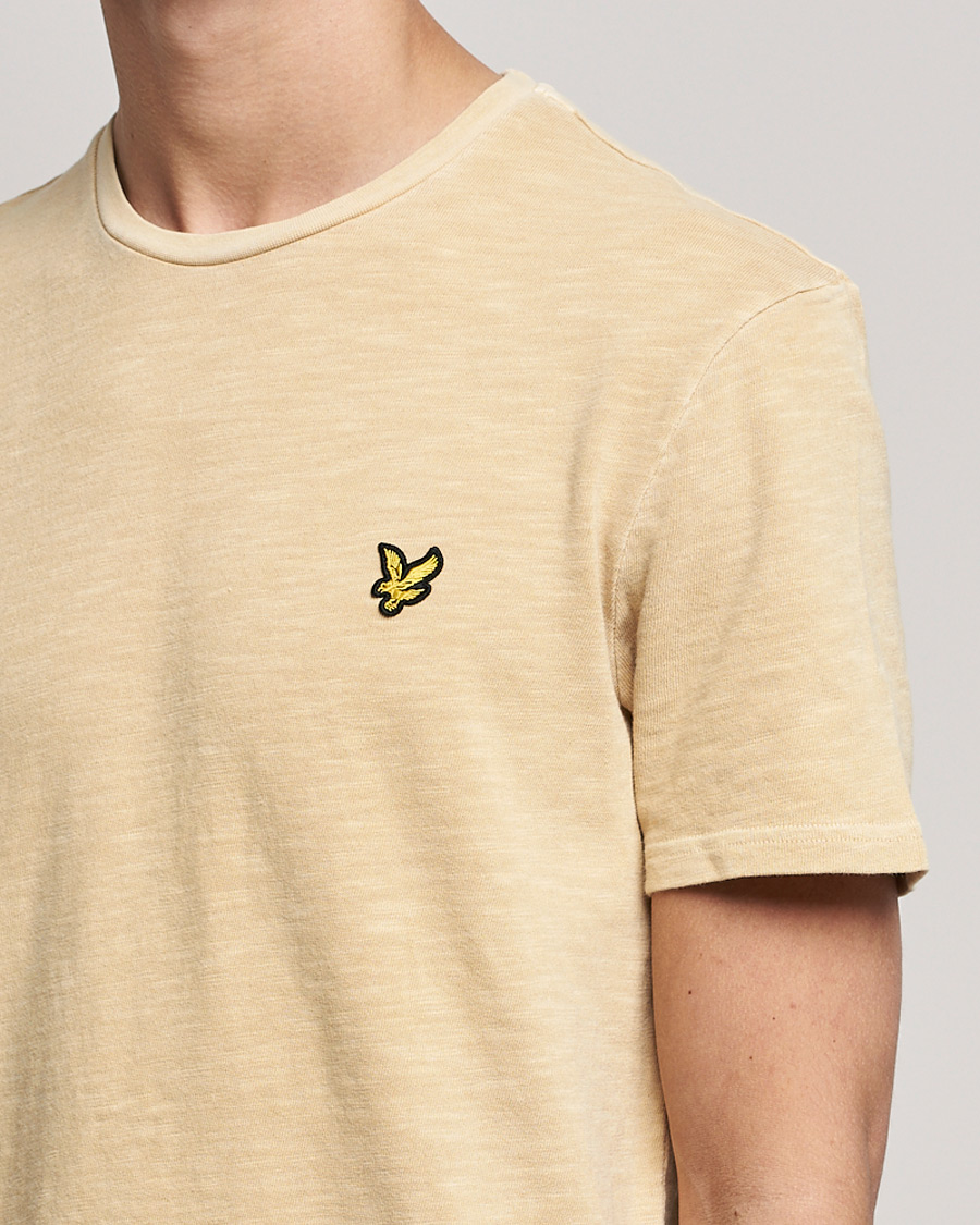 Uomini | T-shirt | Lyle & Scott | Cotton Slub T-shirt Gold Haze