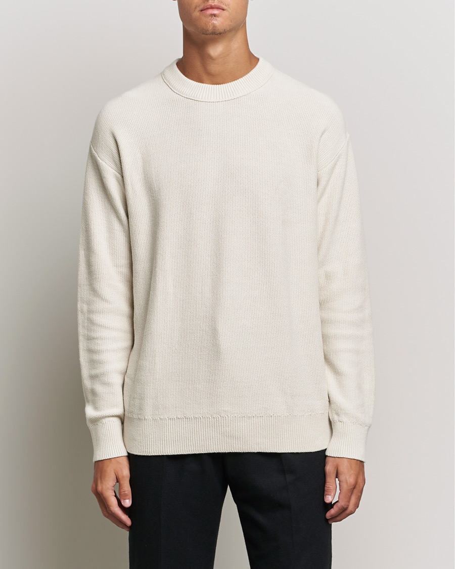 Uomini | Maglieria | Calvin Klein | Texture Knitted Sweater Stony Beige