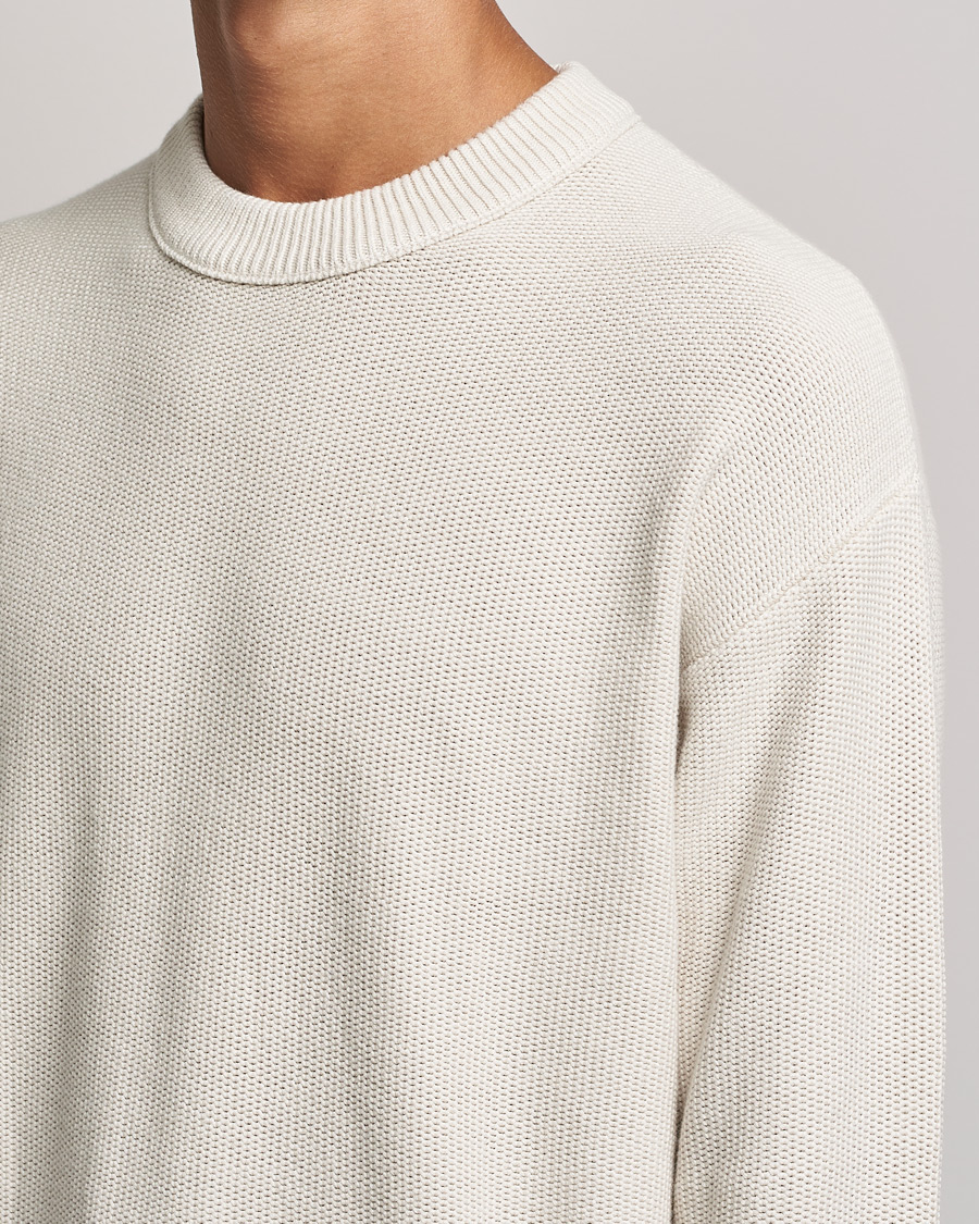 Uomini | Maglieria | Calvin Klein | Texture Knitted Sweater Stony Beige