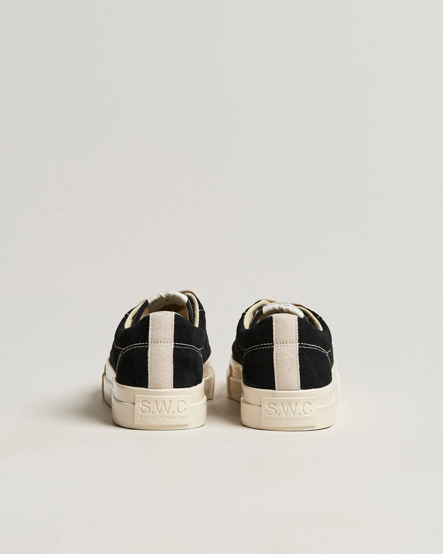 Uomini | Sneakers | Stepney Workers Club | Dellow Suede Sneaker Black/Ecru
