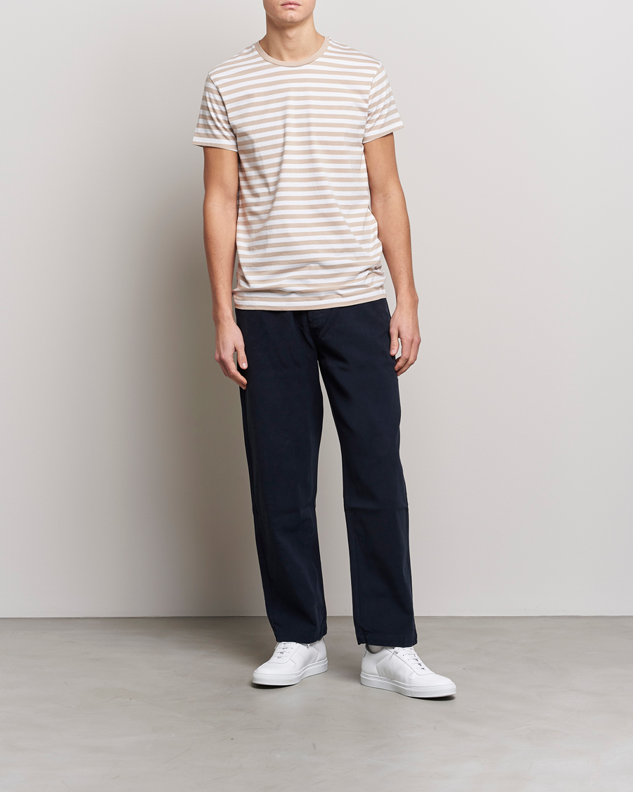 Uomini | T-shirt | Samsøe Samsøe | Samsøe & Samsøe Patrick Crew Neck Tee White Pure Cashmere