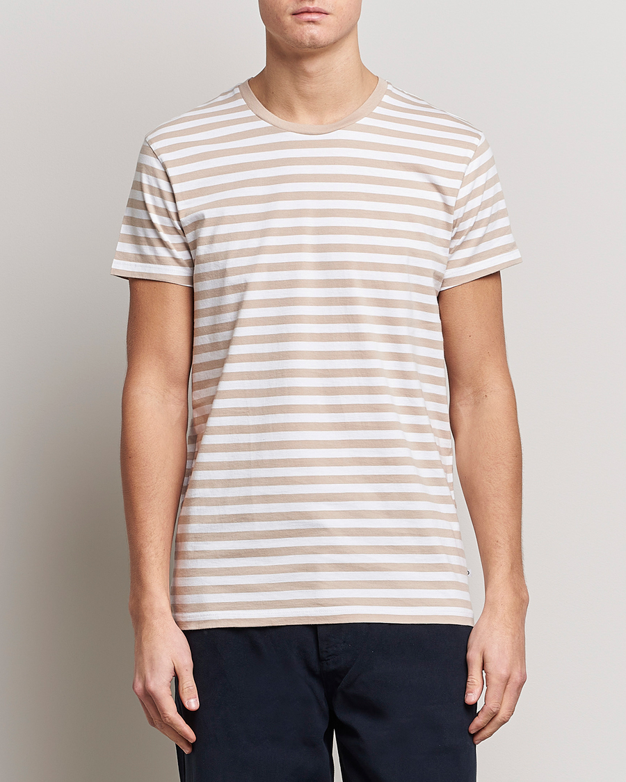 Uomini | T-shirt | Samsøe Samsøe | Samsøe & Samsøe Patrick Crew Neck Tee White Pure Cashmere