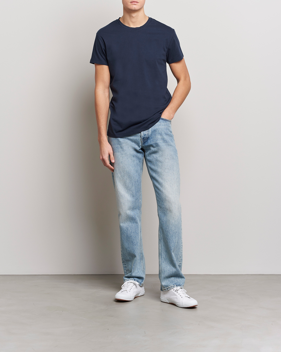 Uomini | T-shirt | Samsøe Samsøe | Kronos Crew Neck Tee Total Eclipse