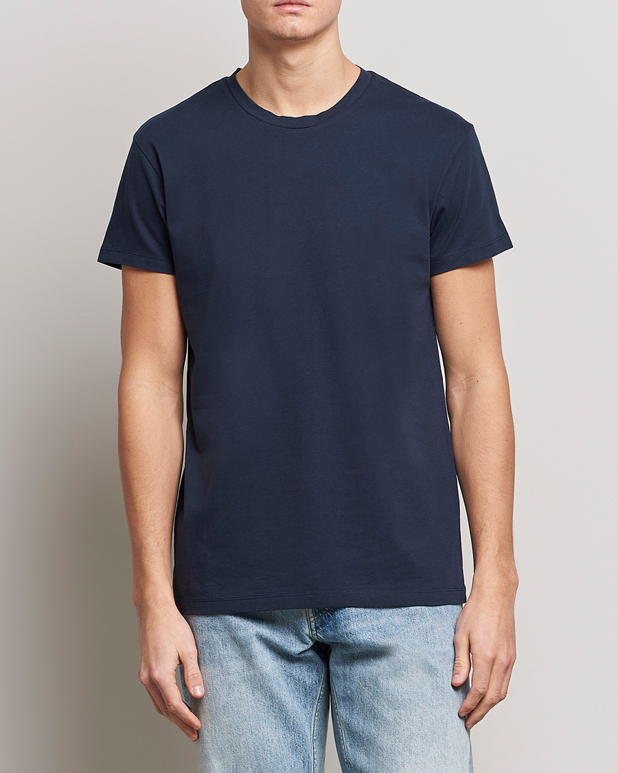 Uomini | T-shirt | Samsøe Samsøe | Kronos Crew Neck Tee Total Eclipse