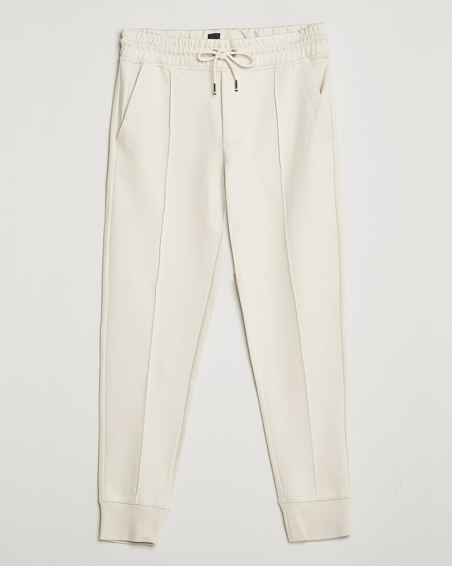 Uomini | Pantaloni | BOSS BLACK | BOSS Tailored Schiller Jersey Trousers Open White