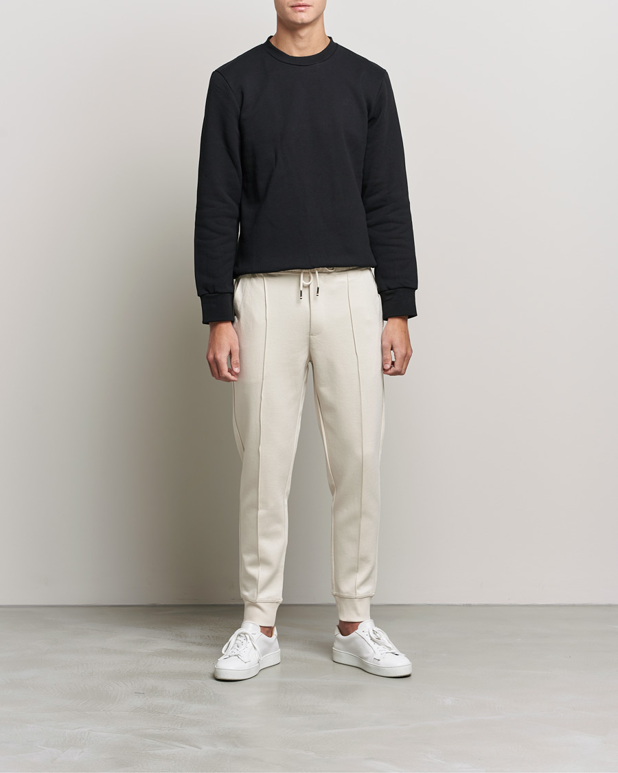 Uomini | Pantaloni | BOSS BLACK | BOSS Tailored Schiller Jersey Trousers Open White