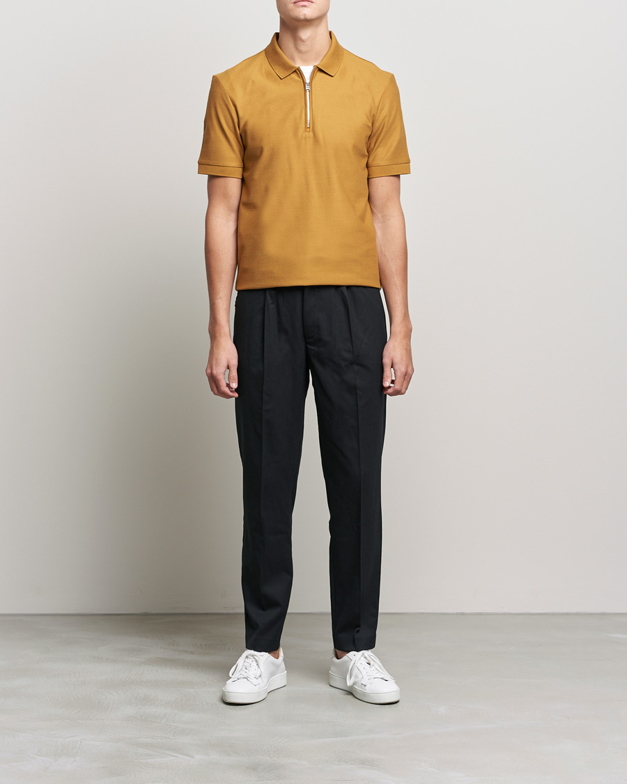 Uomini | Polo | BOSS BLACK | Polston Half-Zip Polo Open Beige