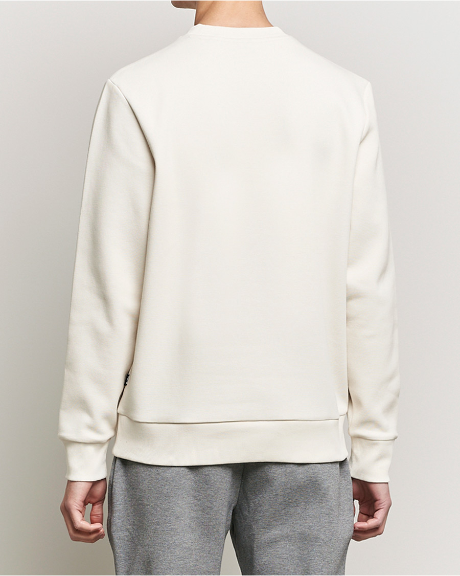 Uomini | Maglieria | BOSS BLACK | Stadler Logo Crew Neck Sweatshirt Open White